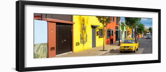 ¡Viva Mexico! Panoramic Collection - Colorful Mexican Street-Philippe Hugonnard-Framed Photographic Print