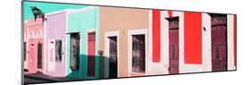 ¡Viva Mexico! Panoramic Collection - Colorful Street Campeche II-Philippe Hugonnard-Mounted Photographic Print