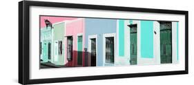 ¡Viva Mexico! Panoramic Collection - Colorful Street Campeche III-Philippe Hugonnard-Framed Photographic Print