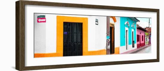 ¡Viva Mexico! Panoramic Collection - Colorful Street III-Philippe Hugonnard-Framed Photographic Print