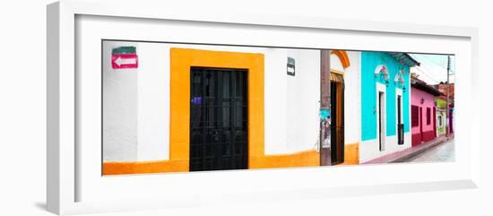 ¡Viva Mexico! Panoramic Collection - Colorful Street III-Philippe Hugonnard-Framed Photographic Print