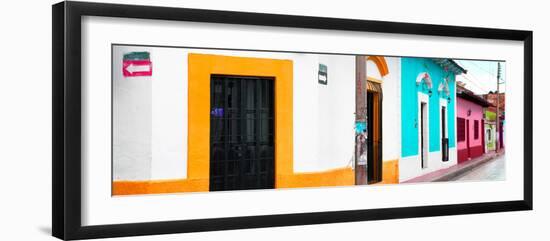 ¡Viva Mexico! Panoramic Collection - Colorful Street III-Philippe Hugonnard-Framed Premium Photographic Print