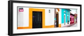 ¡Viva Mexico! Panoramic Collection - Colorful Street III-Philippe Hugonnard-Framed Premium Photographic Print