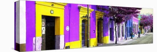 ¡Viva Mexico! Panoramic Collection - Colorful Street in Oaxaca I-Philippe Hugonnard-Stretched Canvas