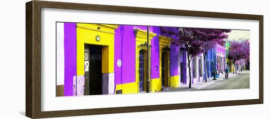 ¡Viva Mexico! Panoramic Collection - Colorful Street in Oaxaca I-Philippe Hugonnard-Framed Photographic Print