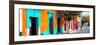 ¡Viva Mexico! Panoramic Collection - Colorful Street in Oaxaca II-Philippe Hugonnard-Framed Photographic Print