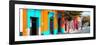 ¡Viva Mexico! Panoramic Collection - Colorful Street in Oaxaca II-Philippe Hugonnard-Framed Photographic Print