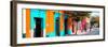 ¡Viva Mexico! Panoramic Collection - Colorful Street in Oaxaca II-Philippe Hugonnard-Framed Photographic Print