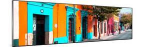 ¡Viva Mexico! Panoramic Collection - Colorful Street in Oaxaca II-Philippe Hugonnard-Mounted Photographic Print