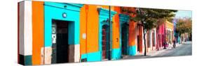 ¡Viva Mexico! Panoramic Collection - Colorful Street in Oaxaca II-Philippe Hugonnard-Stretched Canvas