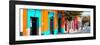 ¡Viva Mexico! Panoramic Collection - Colorful Street in Oaxaca II-Philippe Hugonnard-Framed Photographic Print