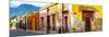 ¡Viva Mexico! Panoramic Collection - Colorful Street in Oaxaca IV-Philippe Hugonnard-Mounted Photographic Print