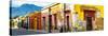 ¡Viva Mexico! Panoramic Collection - Colorful Street in Oaxaca IV-Philippe Hugonnard-Stretched Canvas