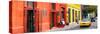 ¡Viva Mexico! Panoramic Collection - Colorful Street in Oaxaca VII-Philippe Hugonnard-Stretched Canvas