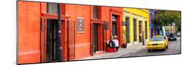 ¡Viva Mexico! Panoramic Collection - Colorful Street in Oaxaca VII-Philippe Hugonnard-Mounted Photographic Print