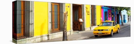 ¡Viva Mexico! Panoramic Collection - Colorful Street in Oaxaca VIII-Philippe Hugonnard-Stretched Canvas