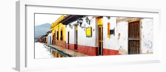 ¡Viva Mexico! Panoramic Collection - Colorful Street IV-Philippe Hugonnard-Framed Photographic Print