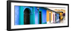 ¡Viva Mexico! Panoramic Collection - Colorful Street Scene San Cristobal de Las Casas II-Philippe Hugonnard-Framed Photographic Print