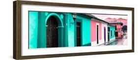 ¡Viva Mexico! Panoramic Collection - Colorful Street Scene San Cristobal de Las Casas III-Philippe Hugonnard-Framed Photographic Print