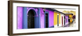 ¡Viva Mexico! Panoramic Collection - Colorful Street Scene San Cristobal de Las Casas IV-Philippe Hugonnard-Framed Photographic Print