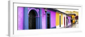 ¡Viva Mexico! Panoramic Collection - Colorful Street Scene San Cristobal de Las Casas IV-Philippe Hugonnard-Framed Photographic Print