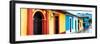 ¡Viva Mexico! Panoramic Collection - Colorful Street Scene San Cristobal de Las Casas-Philippe Hugonnard-Framed Premium Photographic Print