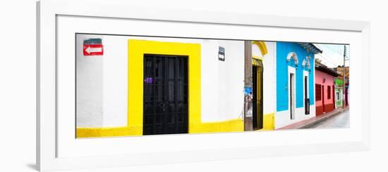 ¡Viva Mexico! Panoramic Collection - Colorful Street-Philippe Hugonnard-Framed Photographic Print