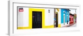 ¡Viva Mexico! Panoramic Collection - Colorful Street-Philippe Hugonnard-Framed Photographic Print