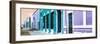 ¡Viva Mexico! Panoramic Collection - Colorful Urban Street IV-Philippe Hugonnard-Framed Photographic Print