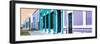 ¡Viva Mexico! Panoramic Collection - Colorful Urban Street IV-Philippe Hugonnard-Framed Photographic Print