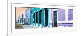 ¡Viva Mexico! Panoramic Collection - Colorful Urban Street IV-Philippe Hugonnard-Framed Photographic Print