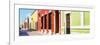 ¡Viva Mexico! Panoramic Collection - Colorful Urban Street-Philippe Hugonnard-Framed Photographic Print