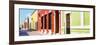 ¡Viva Mexico! Panoramic Collection - Colorful Urban Street-Philippe Hugonnard-Framed Photographic Print