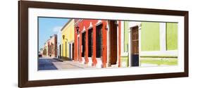 ¡Viva Mexico! Panoramic Collection - Colorful Urban Street-Philippe Hugonnard-Framed Photographic Print