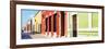 ¡Viva Mexico! Panoramic Collection - Colorful Urban Street-Philippe Hugonnard-Framed Photographic Print