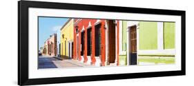 ¡Viva Mexico! Panoramic Collection - Colorful Urban Street-Philippe Hugonnard-Framed Photographic Print