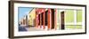 ¡Viva Mexico! Panoramic Collection - Colorful Urban Street-Philippe Hugonnard-Framed Photographic Print