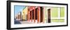 ¡Viva Mexico! Panoramic Collection - Colorful Urban Street-Philippe Hugonnard-Framed Photographic Print