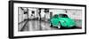 ¡Viva Mexico! Panoramic Collection - Coral Green VW Beetle Car in San Cristobal de Las Casas-Philippe Hugonnard-Framed Photographic Print