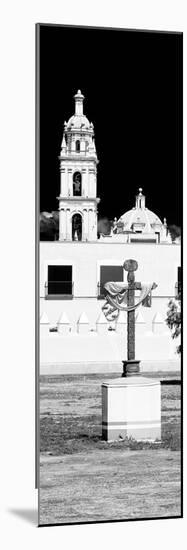 ¡Viva Mexico! Panoramic Collection - Courtyard of a Church in Puebla-Philippe Hugonnard-Mounted Photographic Print