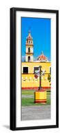 ¡Viva Mexico! Panoramic Collection - Courtyard of a Church - Puebla-Philippe Hugonnard-Framed Photographic Print