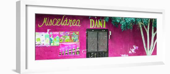 ¡Viva Mexico! Panoramic Collection - Deep Pink Dani Supermarket-Philippe Hugonnard-Framed Photographic Print