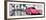 ¡Viva Mexico! Panoramic Collection - Deep Pink VW Beetle Car in San Cristobal de Las Casas-Philippe Hugonnard-Framed Photographic Print