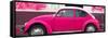 ¡Viva Mexico! Panoramic Collection - Deep Pink VW Beetle-Philippe Hugonnard-Framed Stretched Canvas