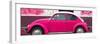 ¡Viva Mexico! Panoramic Collection - Deep Pink VW Beetle-Philippe Hugonnard-Framed Photographic Print