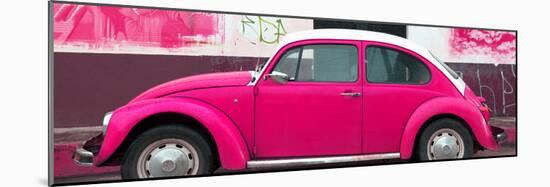 ¡Viva Mexico! Panoramic Collection - Deep Pink VW Beetle-Philippe Hugonnard-Mounted Photographic Print