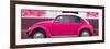 ¡Viva Mexico! Panoramic Collection - Deep Pink VW Beetle-Philippe Hugonnard-Framed Photographic Print