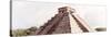 ¡Viva Mexico! Panoramic Collection - El Castillo Pyramid - Chichen Itza I-Philippe Hugonnard-Stretched Canvas