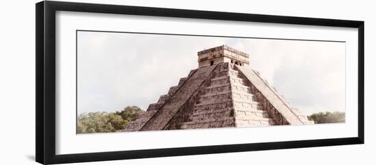 ¡Viva Mexico! Panoramic Collection - El Castillo Pyramid - Chichen Itza I-Philippe Hugonnard-Framed Photographic Print