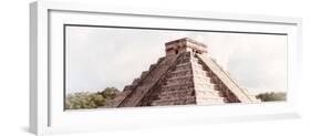 ¡Viva Mexico! Panoramic Collection - El Castillo Pyramid - Chichen Itza I-Philippe Hugonnard-Framed Photographic Print